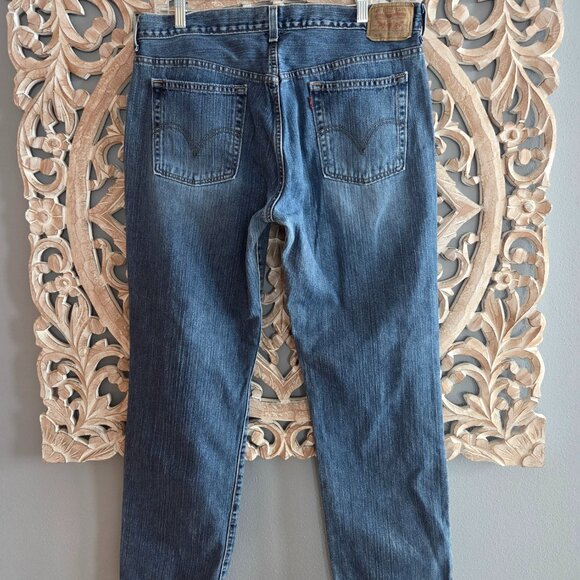 Levi's Y2K 505 Low Straight Leg Jeans Nouveau Size 16 - Picture 2 of 6